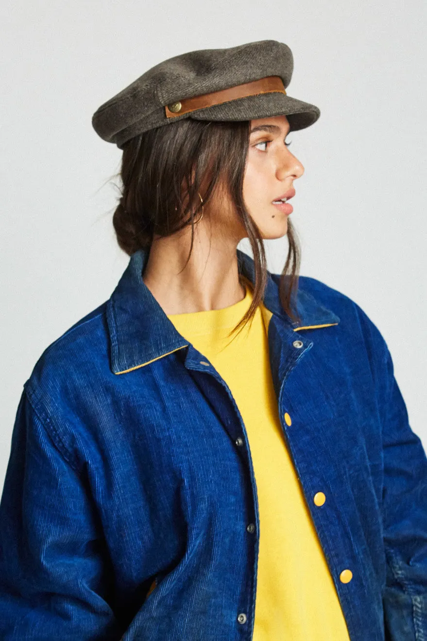 Fiddler Cap - Brown/Grey