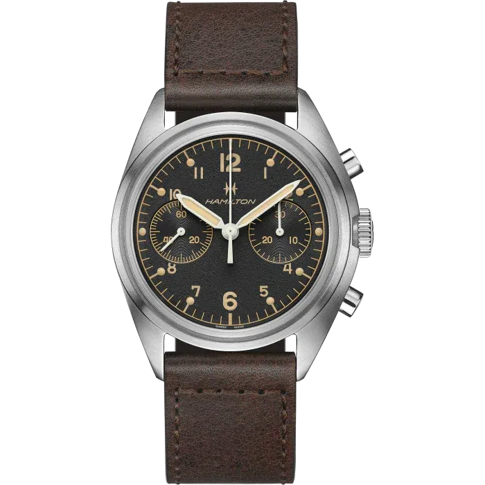 HAMILTON KHAKI AVIATION PIONEER MECHANICAL CHRONO H76409530