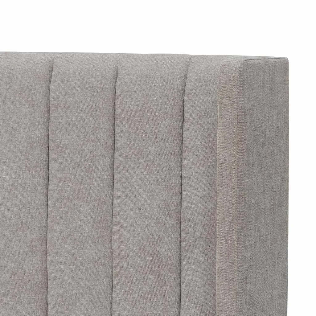 Hillsdale Wide Base King Bed Frame - Oyster Beige - Last One