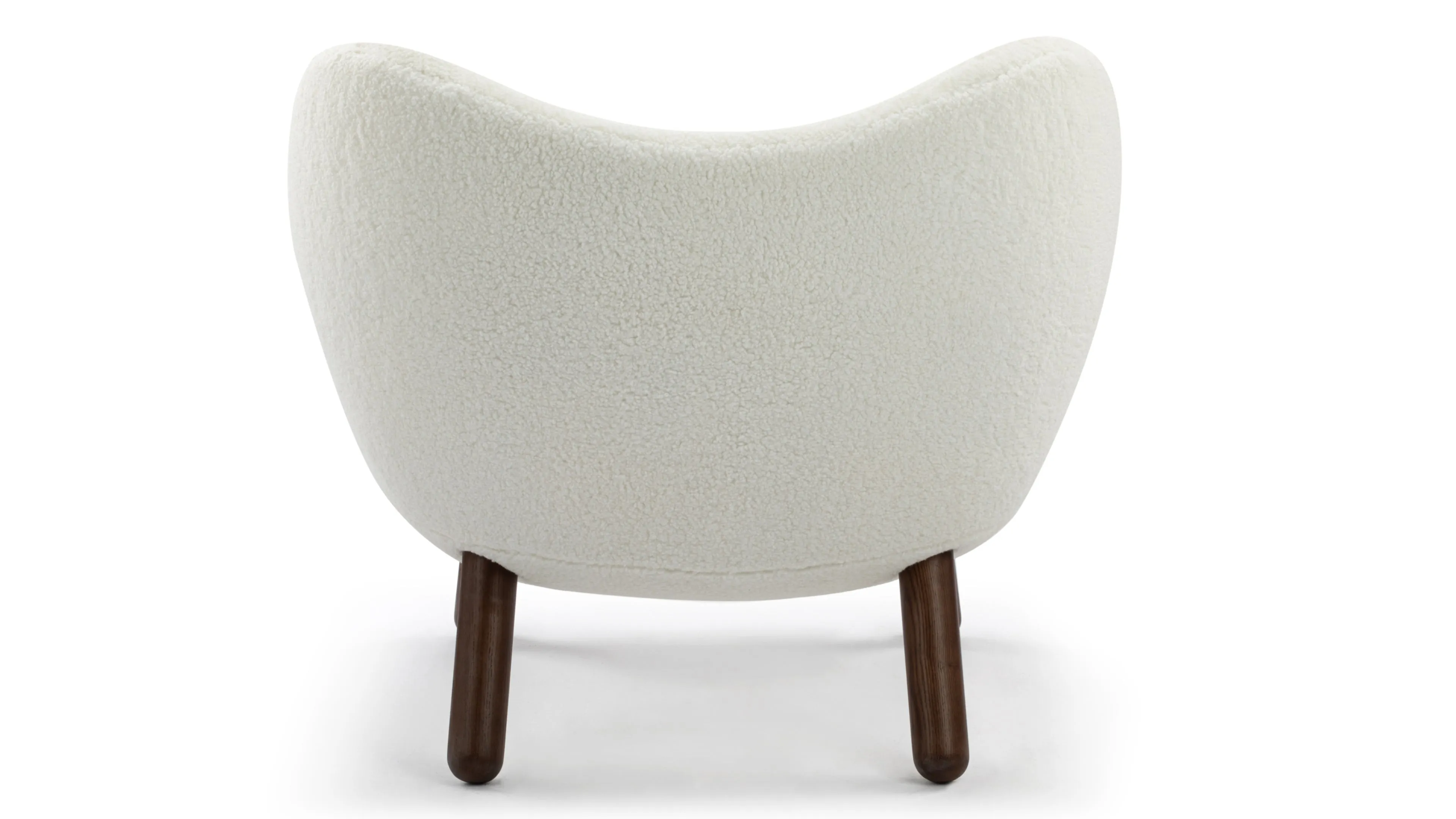 Pelican - Pelican  Lounge Chair, White Sherpa