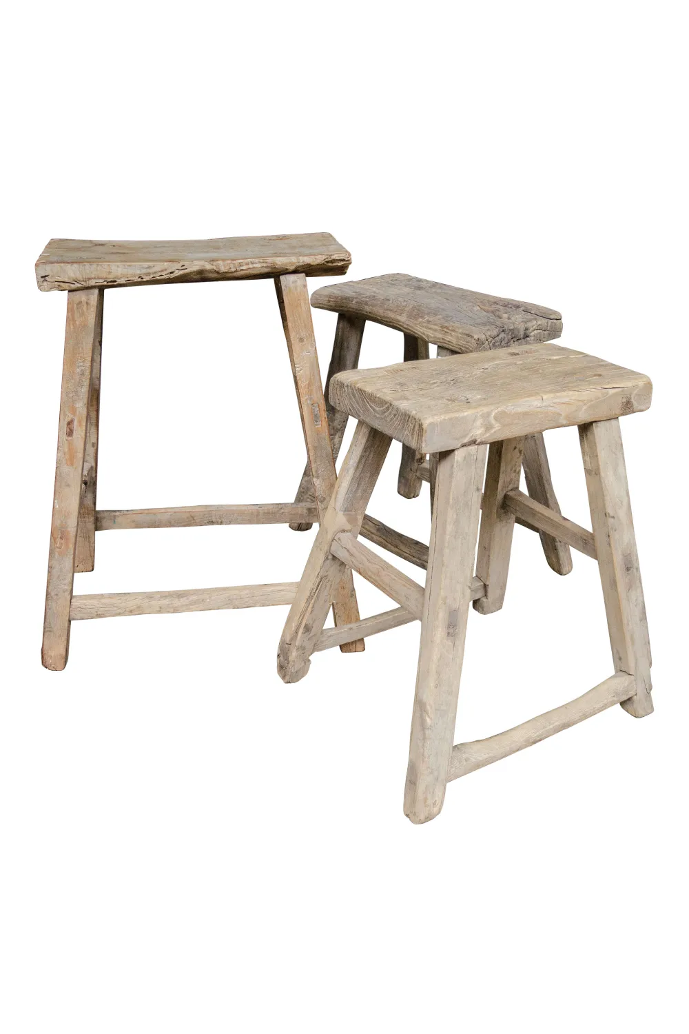 Rectangular Elm Stool | Versmissen Straight