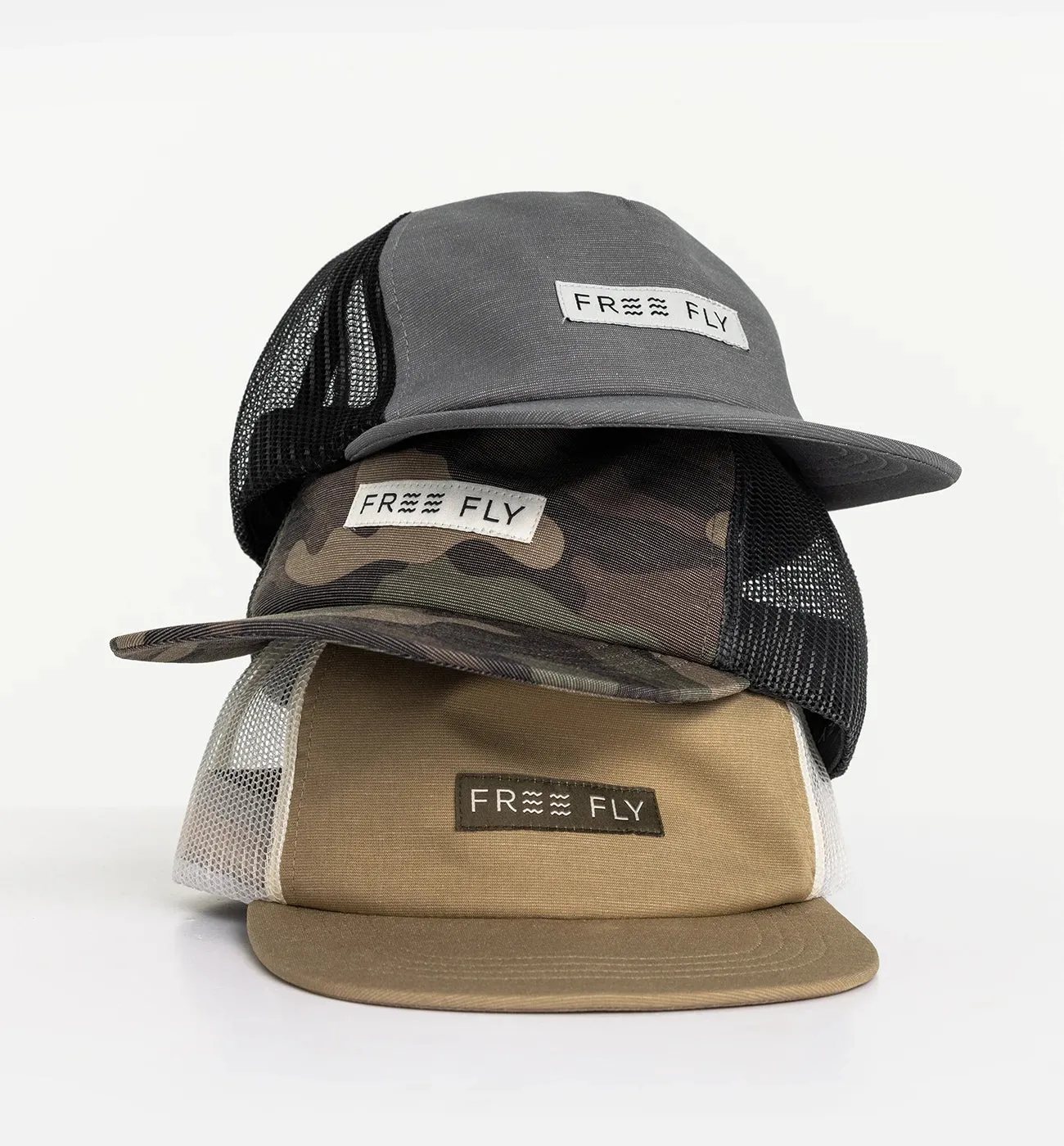 Reverb Packable Trucker Hat - Woodland Camo