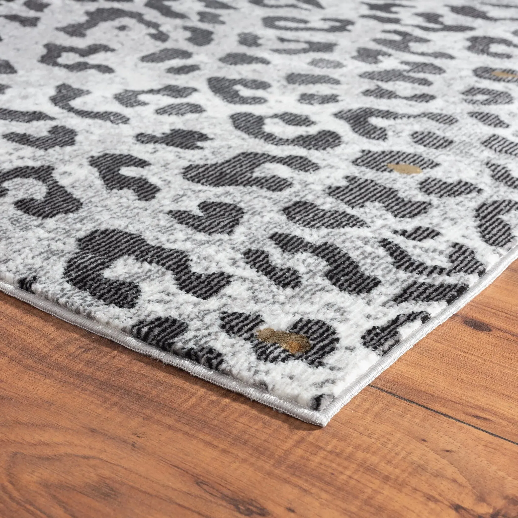 Revolution Lr81806 Black/Gold Rug