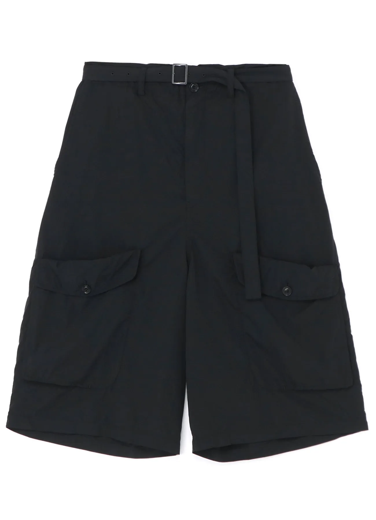 TYPEWRITER POLYESTER MILITARY-STYLE SHORTS